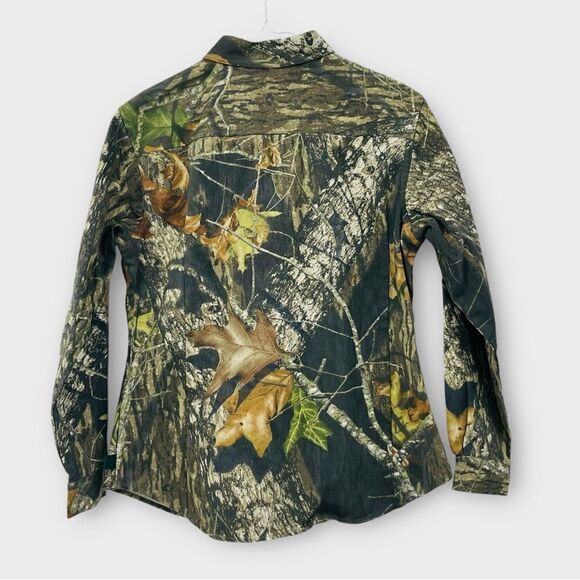 Mossy Oak Camo Outdoor Hunting Blouse Women’s Size M - Picture 4 of 6